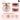 Palette de quatre fards à paupières Vitality COLORROSE – détail du produit
