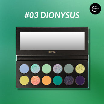 HUAXU 12-Color Magnetic Chameleon Eyeshadow Palette - #Dionysus style #03 Dionysus