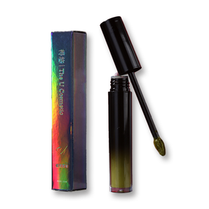 The U Cosmetic "Black, Green, Gray, Red" Lip Gloss ALL-IN