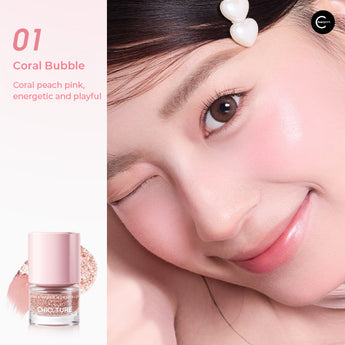 CHIOTURE Bubble Liquid Water-Glow Blush 04
