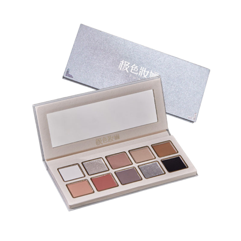 JSZH 10-Color Eyeshadow Palette Mountains in Snowlight
