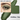 Shellwe Makeup Christmas Tree olive green single eyeshadow pan with powder swatch and eye makeup look