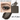 Shellwe Makeup single eyeshadow in Out of Place, dark gray shade pan with eye makeup swatch