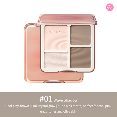 Judy doll 4-in-1 Contour & Highlighter Palette