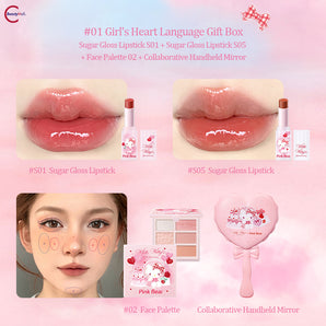 Pink Bear x Hello Kitty Collaboration Nourishing Lipstick Gift Set