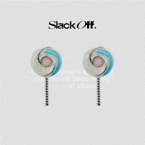 SlackOff Lollipop earrings