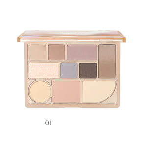 Judydoll 10-Shade All-in-One Outdoor Makeup Palette