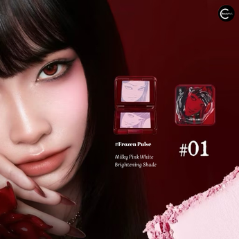 Little Ondine x Junji Ito Tomie Sculpted Blush Duo shade 01 compact