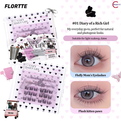 Faux cils sans colle Debutante Diary de FLORTTE