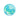Round turquoise makeup compact with a blue-green mountain landscape design