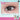 Close-up eye makeup swatch with Little Ondine Tamagotchi Pixel Pals compact and phone-shaped packaging