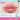 Little Ondine Peachy Call peach pink lip product swatch with tube packaging