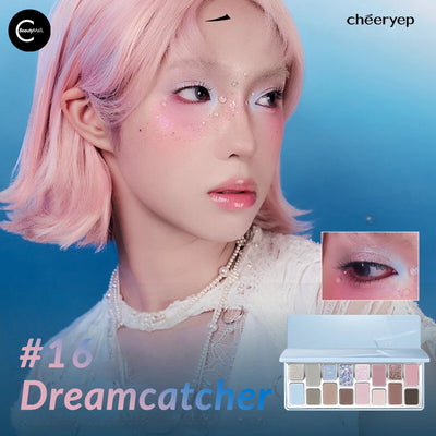 CHEERYEP (QIANYAN)  16-Color Natural Star Eye Shadow Palette - 16#Dreamcatcher