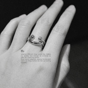 SlackOff Double Smiling Ring