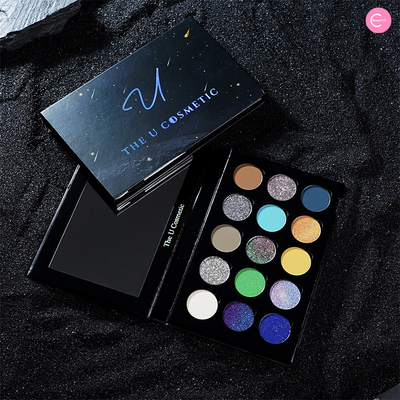 The U Cosmetic"Cosmic Eye" 15-Color Eyeshadow Palette