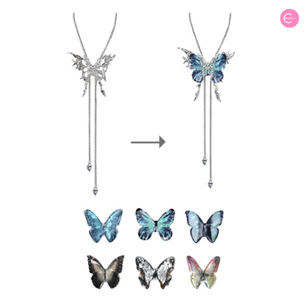 Collier convertible Butterfly Cage A Part Of Me – style #01