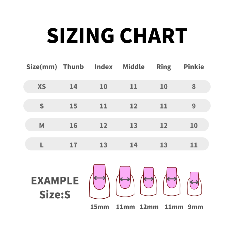 Strawberry Bearscape Press-on Nails