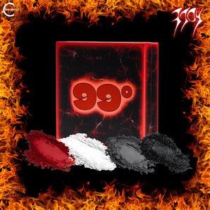 EXILEJOY Temperature-Change Eyeshadow Palette - #99℃ (Red & Black)