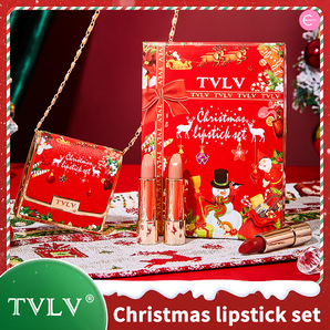 TVLV Christmas Nude 3-Piece Lipstick Set