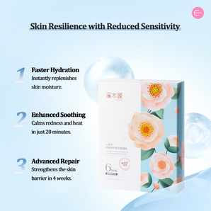 SIMPCARE Smoothing Moisturizing Remove Redness Sensitive Skin Masks (10 Pieces)