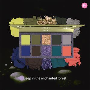 DRAMO X @ro_om_e Multiverse Eyeshadow Palette – 666 Enchanted Forest