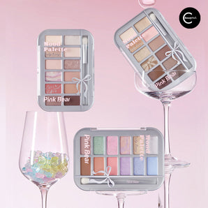 PinkBear 12-Color Eyeshadow Palette