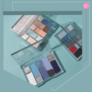 Biya Denim-Inspired 10-Color Multi-Texture Eyeshadow Palette