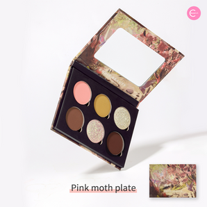 CHOIZ BEAUTY Magnetic & Refillable 6-Color Eyeshadow Palette - #Moth Pink