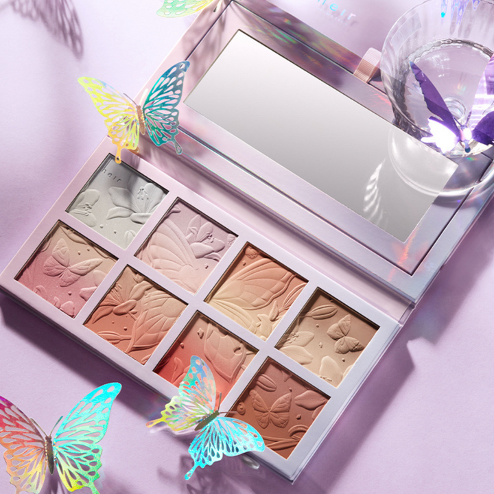 HEIR Butterfly Collection Eight-color Gradient Blush Palette