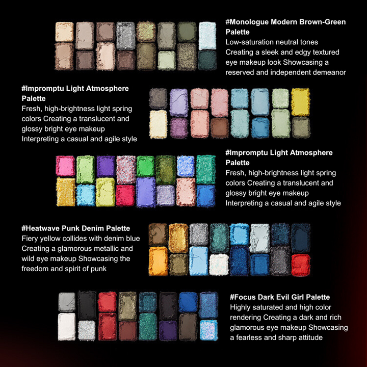 QIANYAN True16 Color Eyeshadow Palette