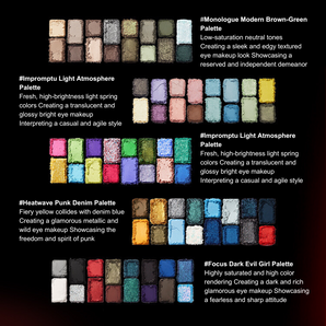 QIANYAN True16 Color Lidschatten-Palette