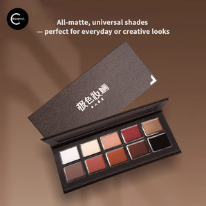 JSZH Mountain Blossom 10-Color All-Matte Eyeshadow Palette
