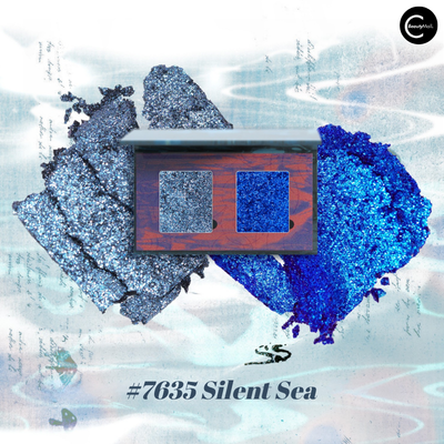 DRAMO × @ro_om_e Multiverse Eyeshadow Palette – #7635 Silent Sea & #6611 Unknown Fear