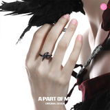 A PART OF ME Pure Silver Raven Ring – CbeautyMall.com A PART OF ME Pure Silver Raven Ring – CbeautyMall.com