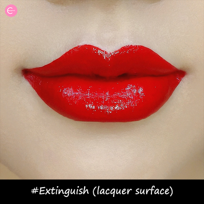 Gloss à lèvres noir, vert, gris et rouge The U Cosmetic