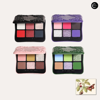 CHOIZ BEAUTY palette Insect Series de 6 fards à paupières – vue de l’ensemble