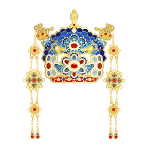 The Palace Museum Phoenix Crown Magnetic Refrigerator Ornament