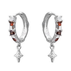 A Part Of Me Stellar Symphony 925 Silver Star Earrings style #01