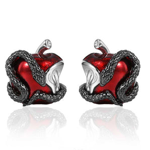 1STXULIE Forbidden Apple Stud Earrings style #01