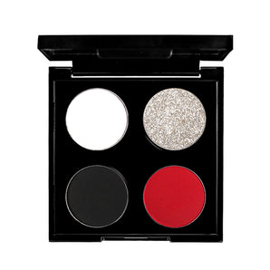 DE'LANCI Classic Black & Red Eyeshadow Palette