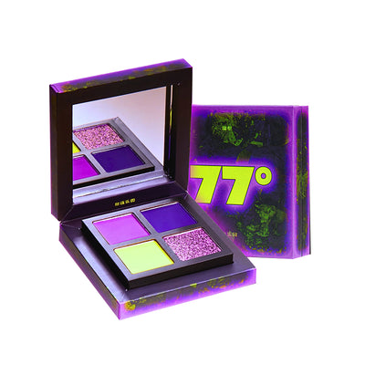 EXILEJOY Temperature-Change Eyeshadow Palette - #77 (Purple & Yellow)