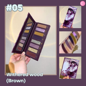 Narimi "Back to the 90s" Eyeshadow Palette - #05 Withered wood (Brown)