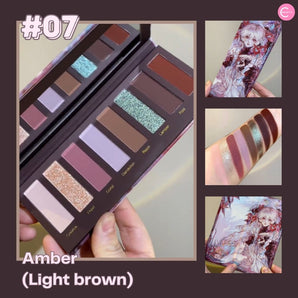 Narimi "Back to the 90s" Eyeshadow Palette - #07 Amber (Light brown)