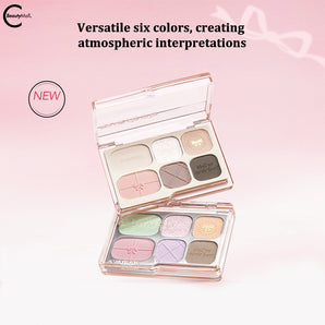 Everbab Butterfly Bow Series Six-Color Eyeshadow Palette