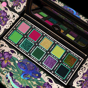 Anthemy "Serpent’s Emerald Gaze" – 10-Color Chameleon Eyeshadow Palette