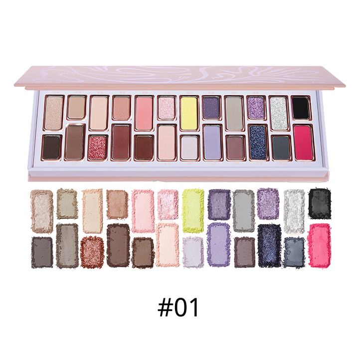 QIANYAN 24-Color Eyeshadow Palette