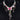 LATAO Butterfly Button Titanium collier ras-du-cou - #Pink Enchantress – style #02