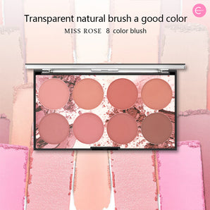 MISS ROSE 8-Color Blush Palette