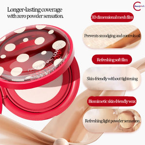 PASSIONAL LOVER Polka Dot Series Invisible Smudge-Proof Cushion Foundation