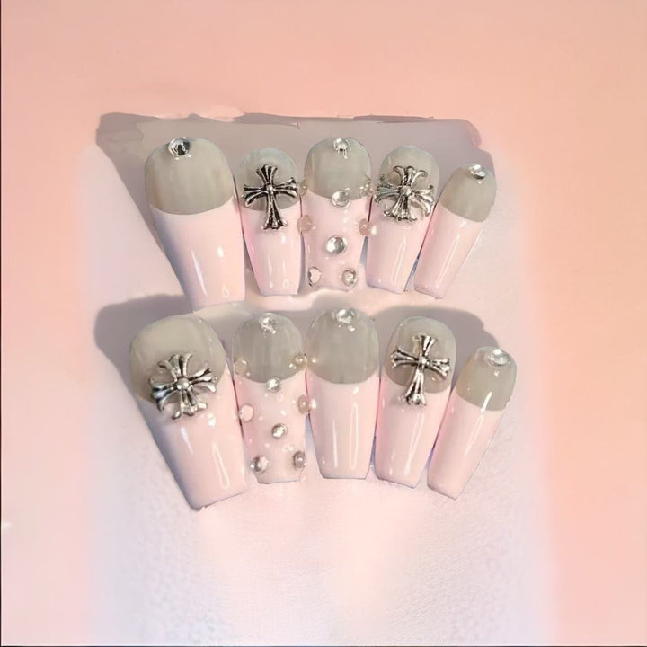 Lustrous Jelly Glam - 3D Press-On Nail